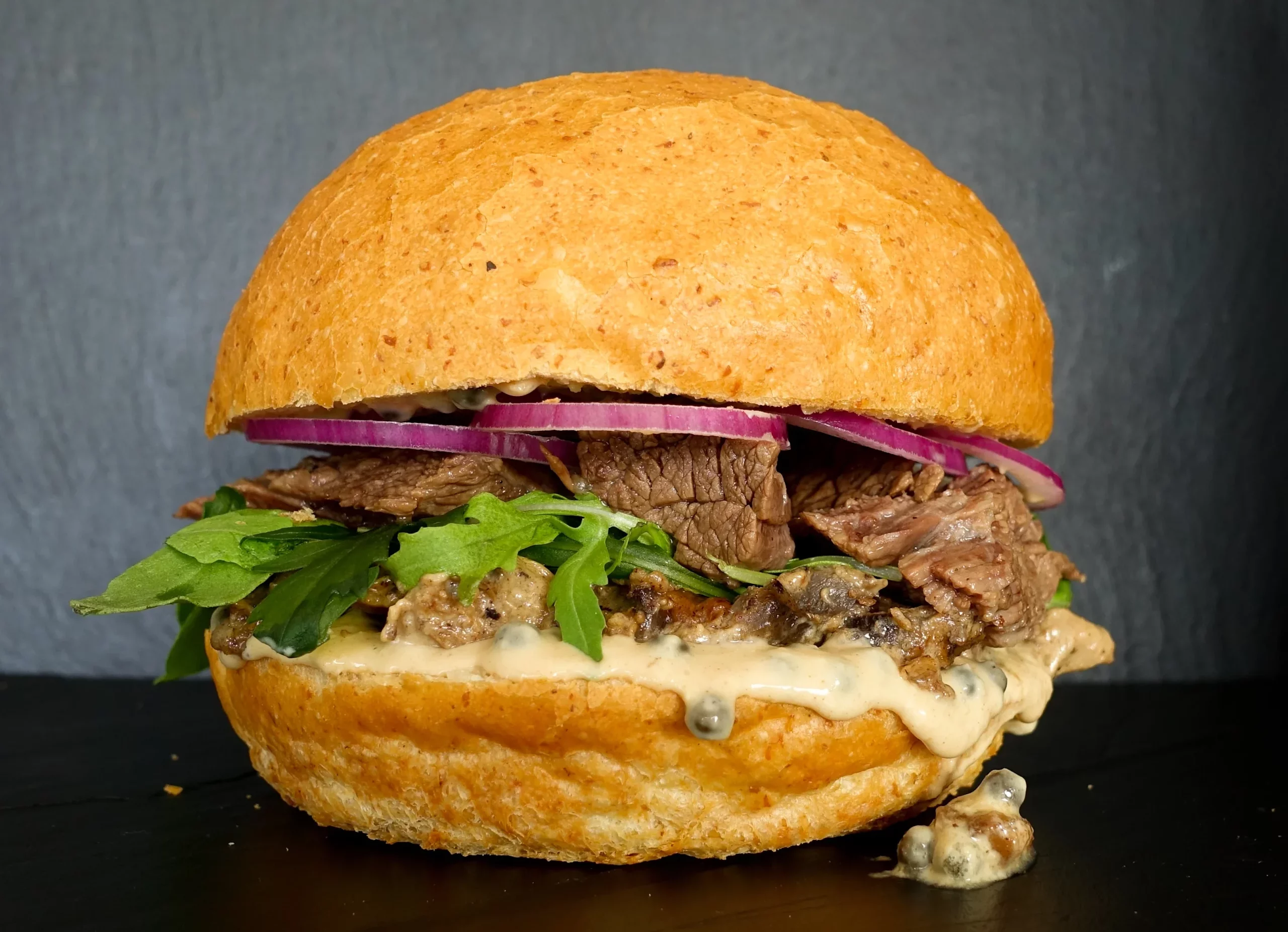 Burger au poivre de Madagascar